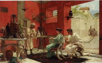 Arab or Arabic people and life. Orientalism oil paintings 37